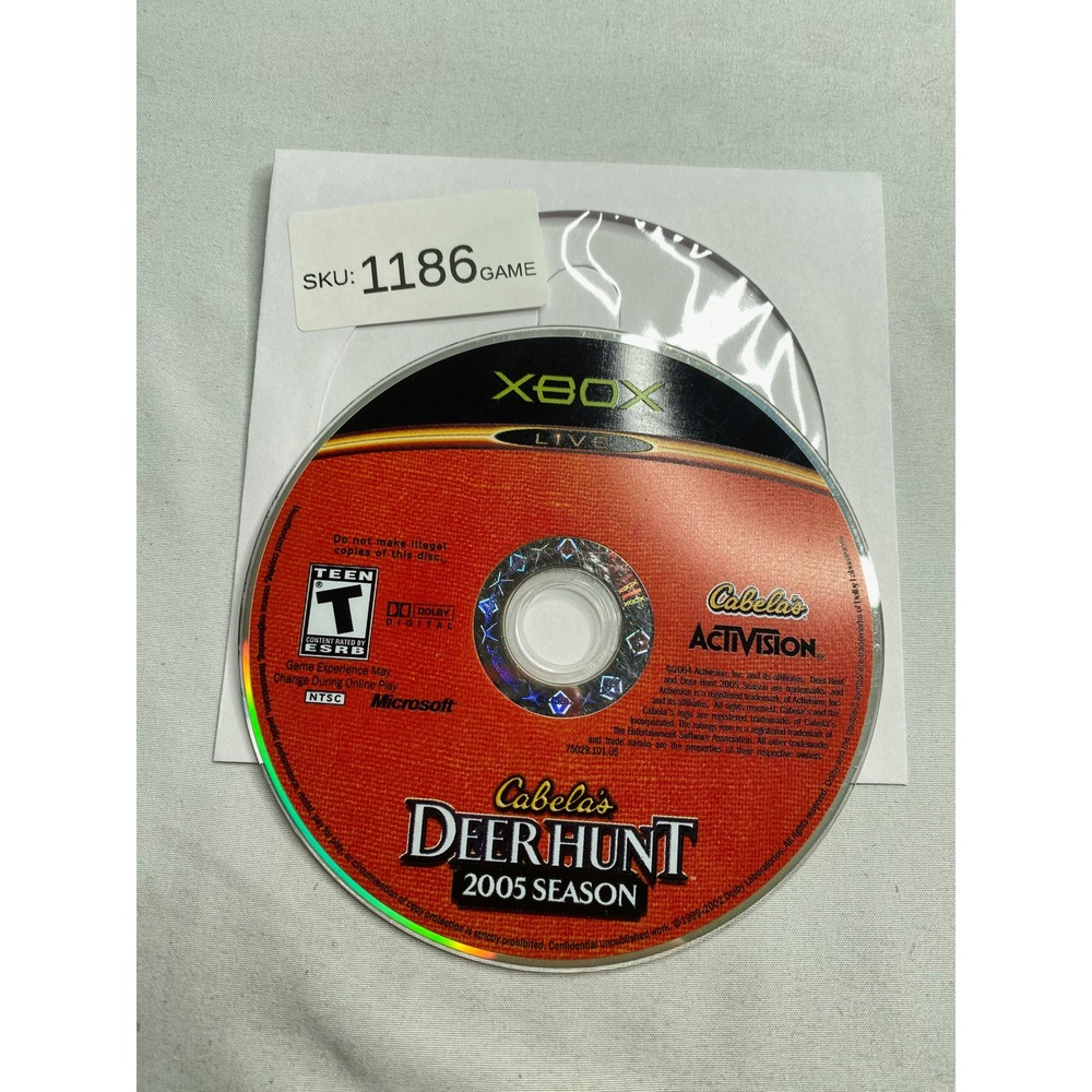 Cabelas Deer Hunt 2005 Season Microsoft Xbox